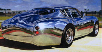 An aluminum bodied Aston Martin recreation